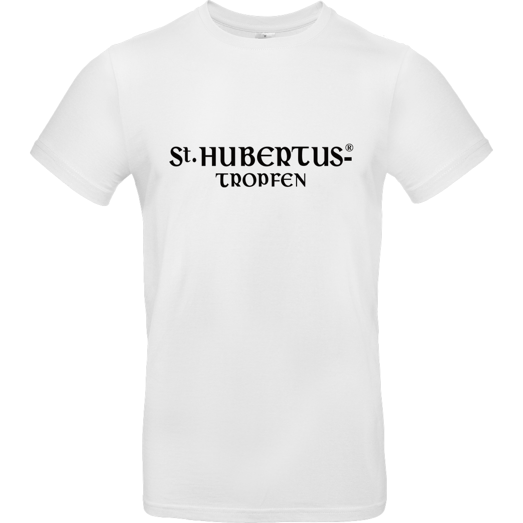 St. Hubertus Tropfen St. Hubertus - Logo T-Shirt B&C EXACT 190 -  White