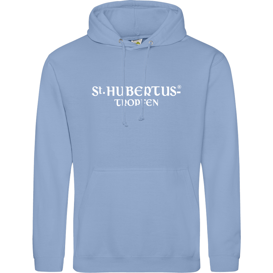 St. Hubertus Tropfen St. Hubertus - Logo Sweatshirt JH Hoodie - sky blue